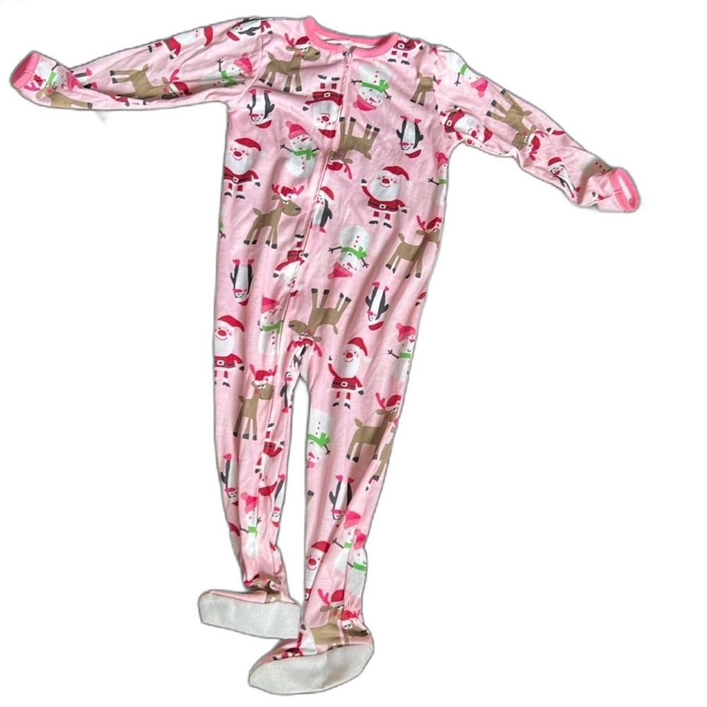 Carter's Toddler Footed Sleeper Pajamas 3T Christmas